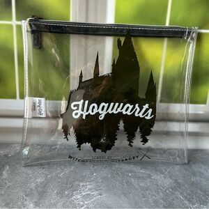 Hogwarts Harry Potter Clear Vinyl Cosmetic Pencil Bag